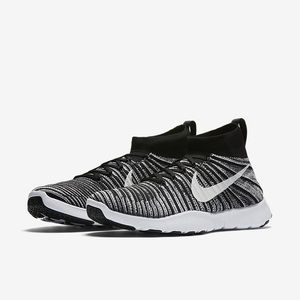 Nike Free Flyknit Black/White